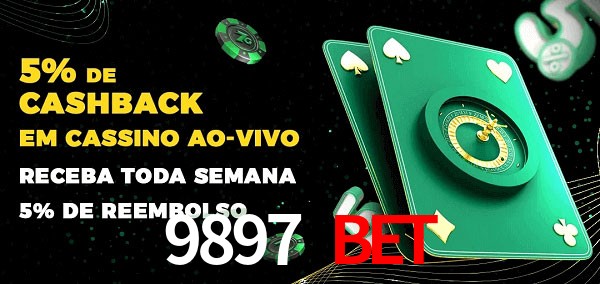 Promoções do cassino ao Vivo 9897 BET